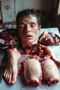 Gruesome Butcher Scene