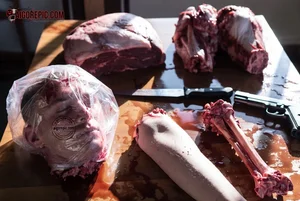 Gruesome Butcher Scene
