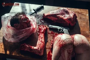 Gruesome Crime Scene