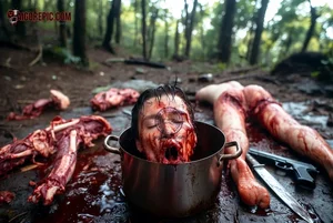 Gruesome Forest Scene