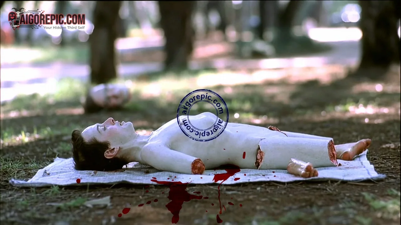 Gruesome Forest Scene - AI Generated Horror