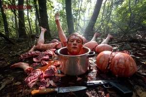 Gruesome Forest Scene