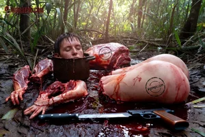 Gruesome Jungle Scene