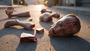 Gruesome Street Scene