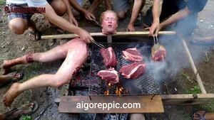 Horrific Human Barbecue Scene