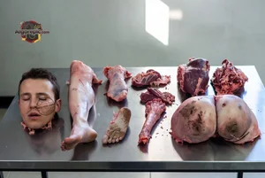 Human Butcher Display
