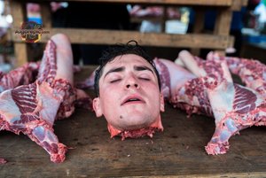 Man Amidst Butchering