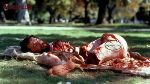 Man Covered in Blood