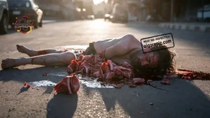 Street Scene with Corpse