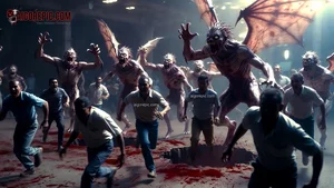 Demonic Horde Attacks Warehouse