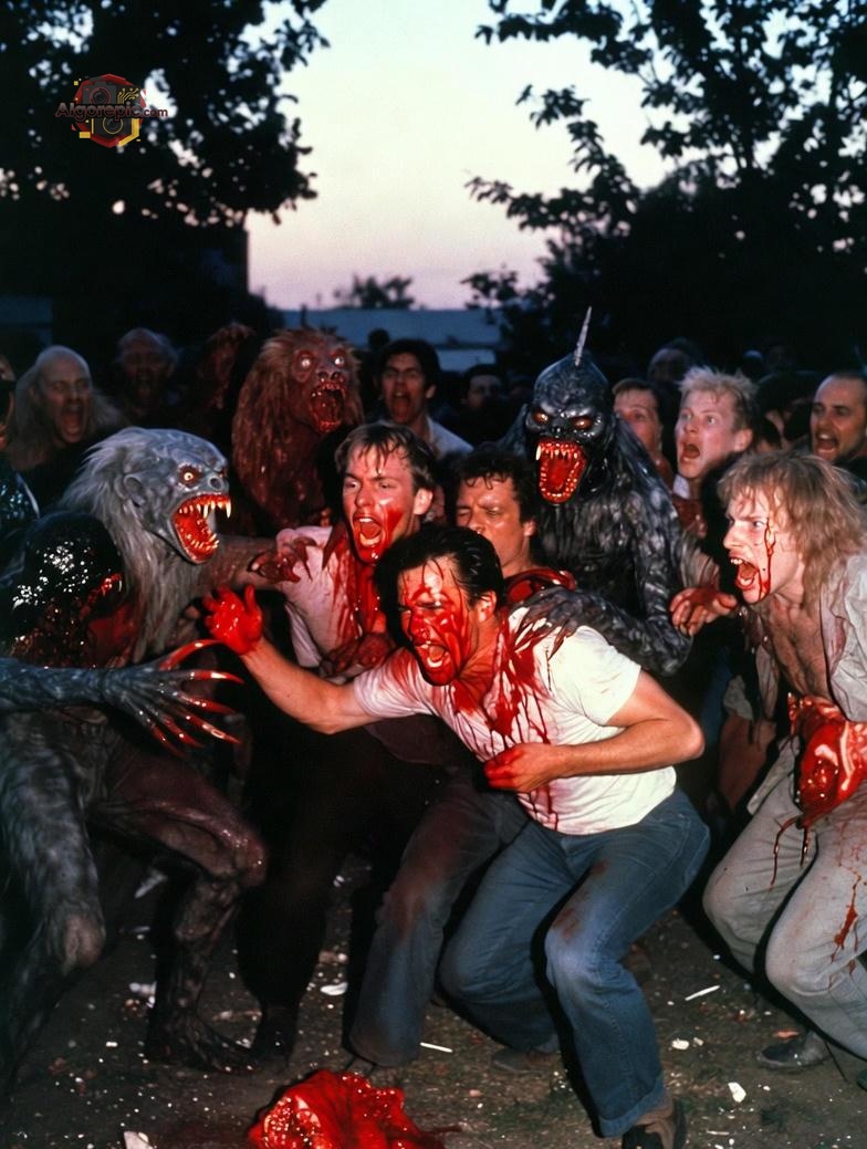 Horror Creatures Attack - AI Generated Horror