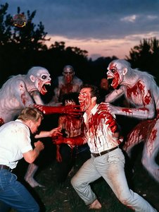 Zombie Attack at Dusk