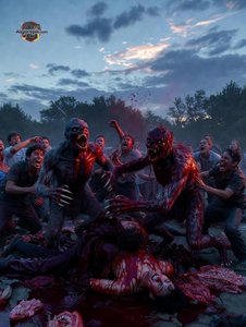 Zombie Attack at Dusk