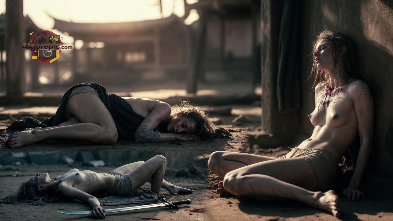 Aftermath of Battle - AI Generated Horror