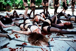 Bloody Scene with Women