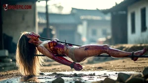 Bound Woman in Distress