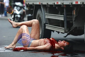 Fatal Road Accident Scene