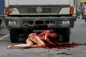 Fatal Truck Accident Scene