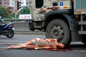 Fatal Truck Accident Scene