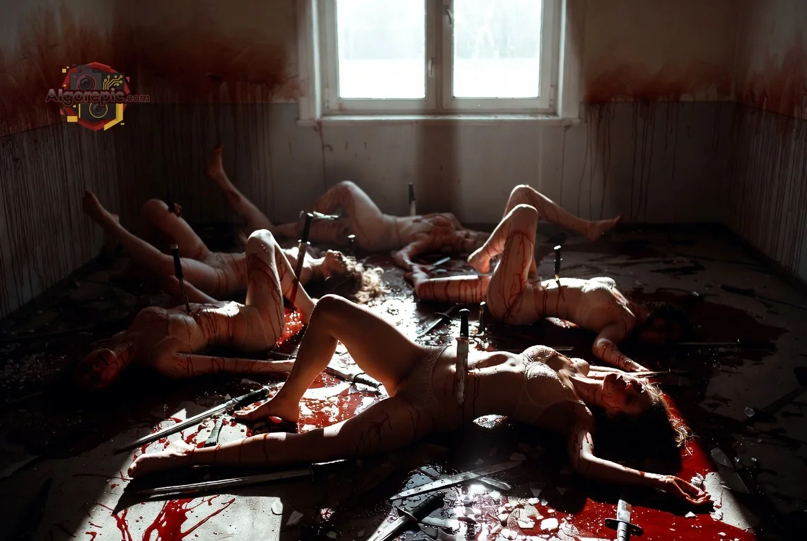 Gruesome Crime Scene - AI Generated Horror