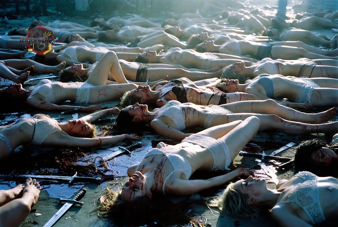 Mass Casualty Scene - AI Generated Horror