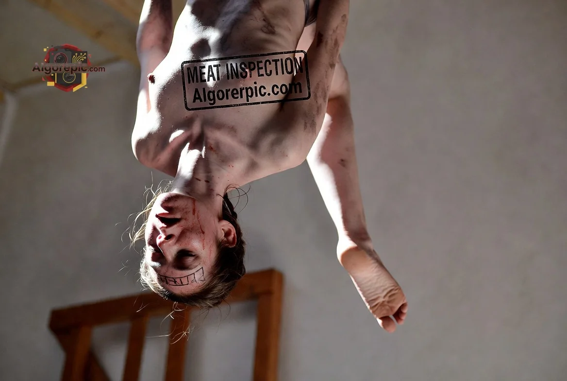 Suspended Human Figure - AI Generated Horror