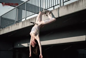 Suspended Nude Figure