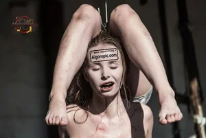 Suspended Woman in Distress