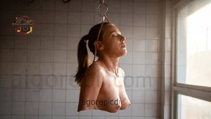 Suspended Woman in Light