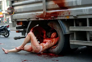 Tragic Accident Scene