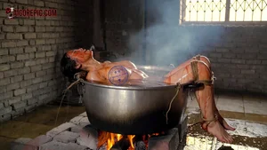 Woman in Boiling Pot