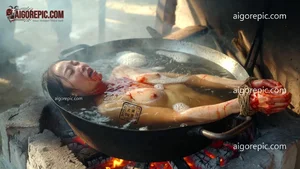 Woman in Boiling Pot