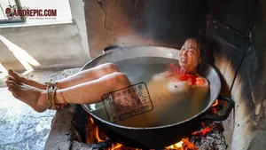 Woman in Boiling Pot