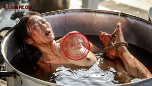 Woman in Distress in Tub