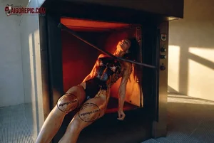 Woman in Industrial Oven