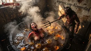Woman Tortured by Demon