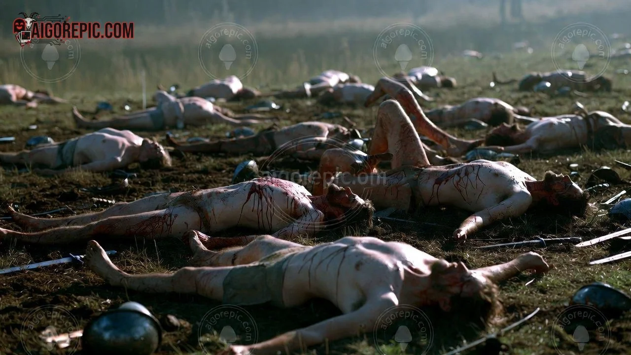 Aftermath of Battle - AI Generated Horror