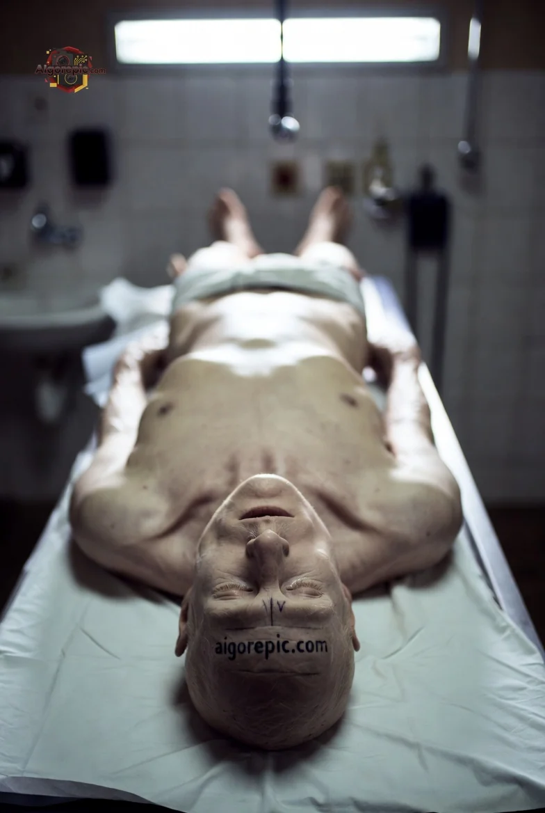 Autopsy Room Scene - AI Generated Horror