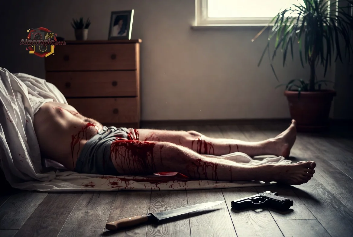 Bloody Scene of Violence - AI Generated Horror