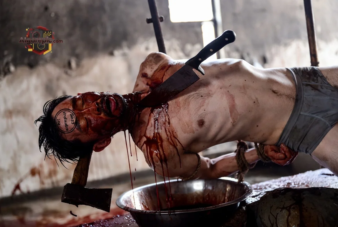 Brutal Slaughter Scene - AI Generated Horror