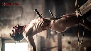 Man Tortured with Knives