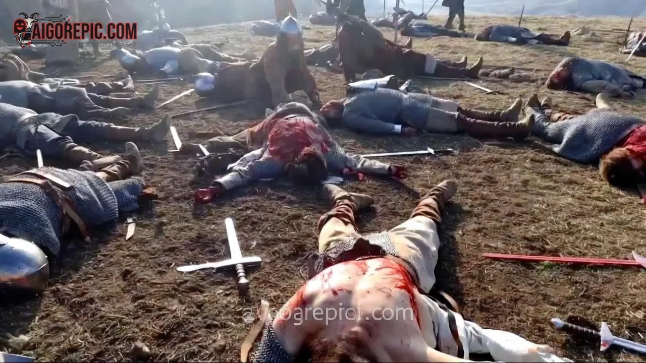 Medieval Battlefield Aftermath - AI Generated Horror