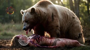 Bear Attack in Forest