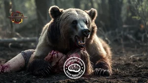 Bear with Bloody Prey