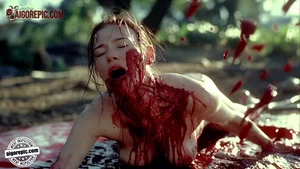 Bloody Scene in Forest