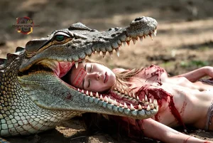 Crocodile Attack Victim