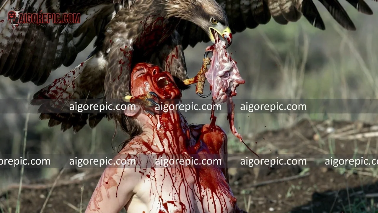 Eagle Attack on Human - AI Generated Horror