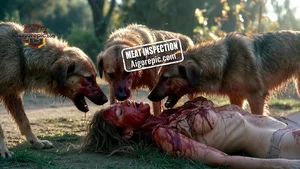 Fatal Dog Attack Scene