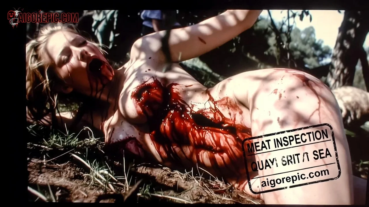 Gruesome Forest Scene - AI Generated Horror