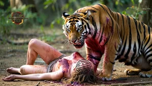 Tiger Attack Scene